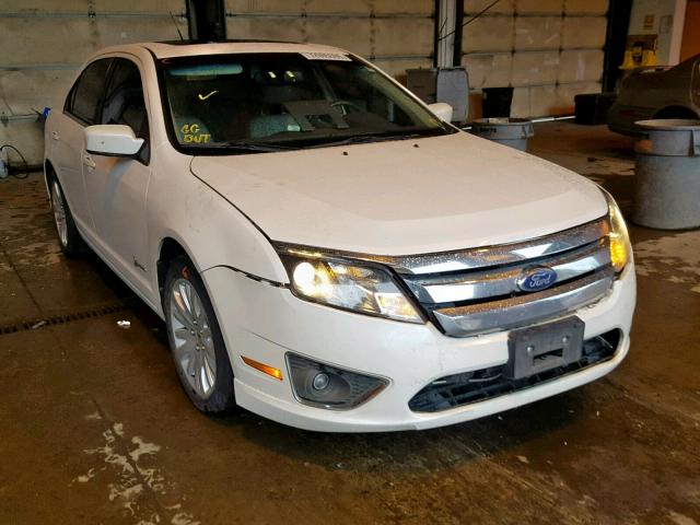 3FADP0L3XBR267478 - 2011 FORD FUSION HYB WHITE photo 1