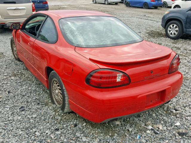 1G2WP12K9WF215316 - 1998 PONTIAC GRAND PRIX 红色 照片 3