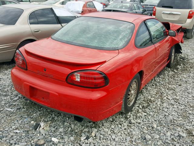 1G2WP12K9WF215316 - 1998 PONTIAC GRAND PRIX 红色 照片 4