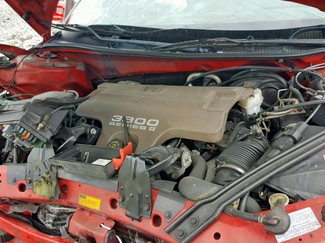 1G2WP12K9WF215316 - 1998 PONTIAC GRAND PRIX 红色 照片 7