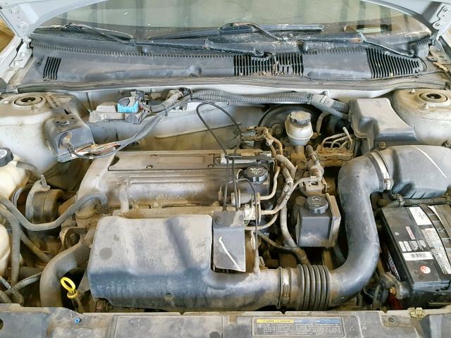 1G2JB52F247344394 - 2004 PONTIAC SUNFIRE SL SILVER photo 7