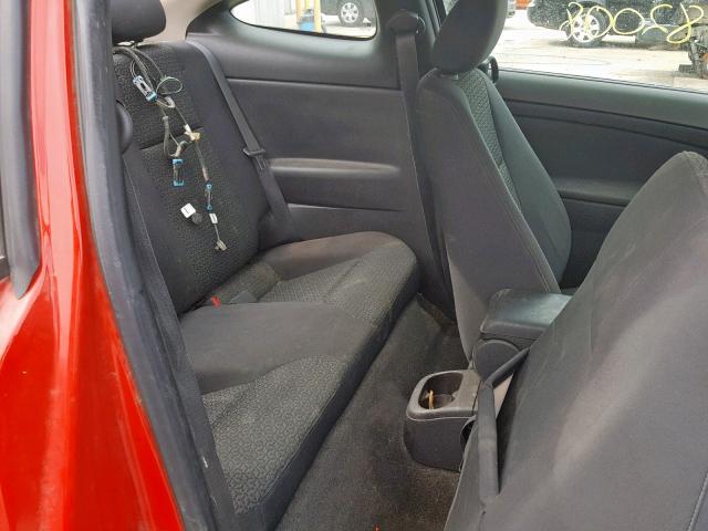 1G2AL18F687236525 - 2008 PONTIAC G5 RED photo 6