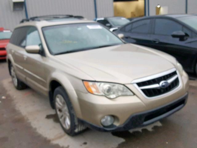 4S4BP66C197318797 - 2009 SUBARU OUTBACK 2. GOLD photo 1