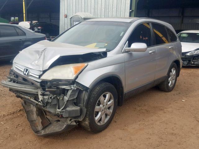 JHLRE38779C014634 - 2009 HONDA CR-V EXL SILVER photo 2