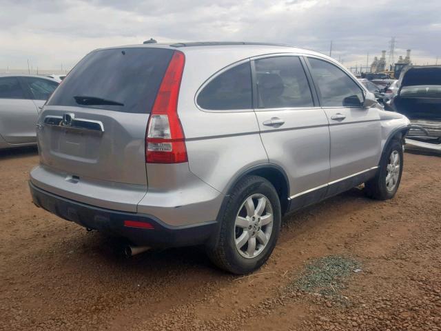 JHLRE38779C014634 - 2009 HONDA CR-V EXL SILVER photo 4