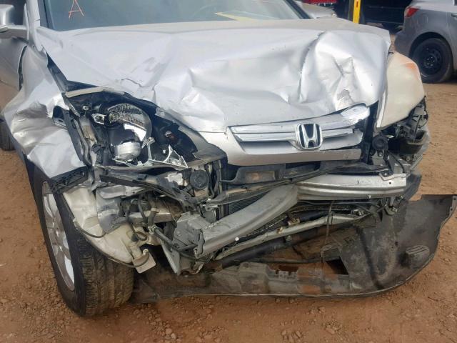 JHLRE38779C014634 - 2009 HONDA CR-V EXL SILVER photo 9