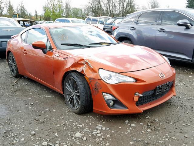 JF1ZNAA16D1733844 - 2013 TOYOTA SCION FR-S ORANGE photo 1