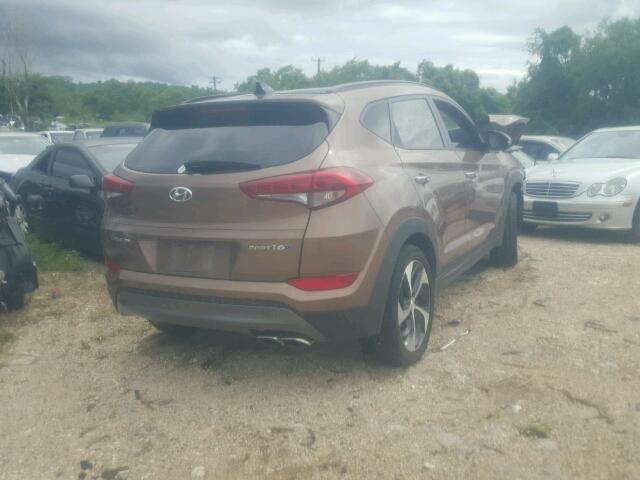 KM8J33A29GU077798 - 2016 HYUNDAI TUCSON LIM BROWN photo 4