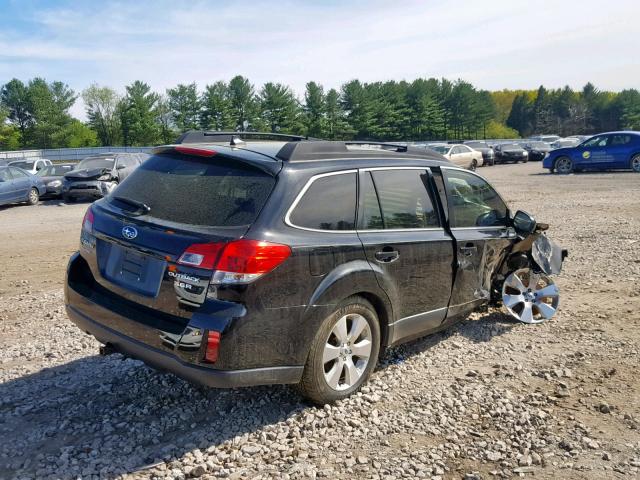 4S4BRDKC2B2434419 - 2011 SUBARU OUTBACK 3. BLACK photo 4