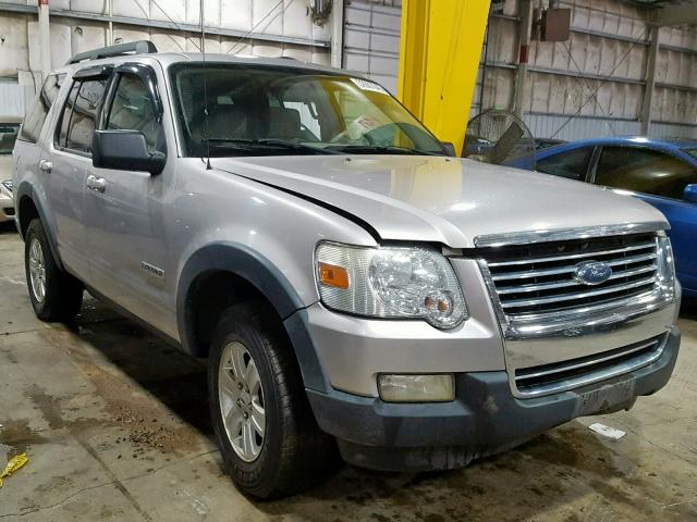 1FMEU63E47UB21505 - 2007 FORD EXPLORER X SILVER photo 1