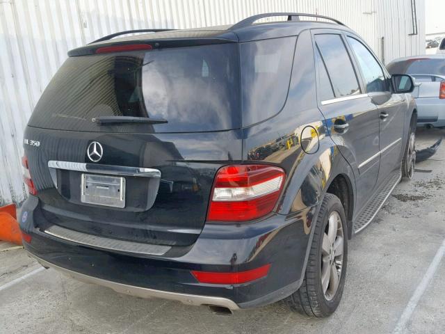 4JGBB5GB4AA617299 - 2010 MERCEDES-BENZ ML 350 BLACK photo 4