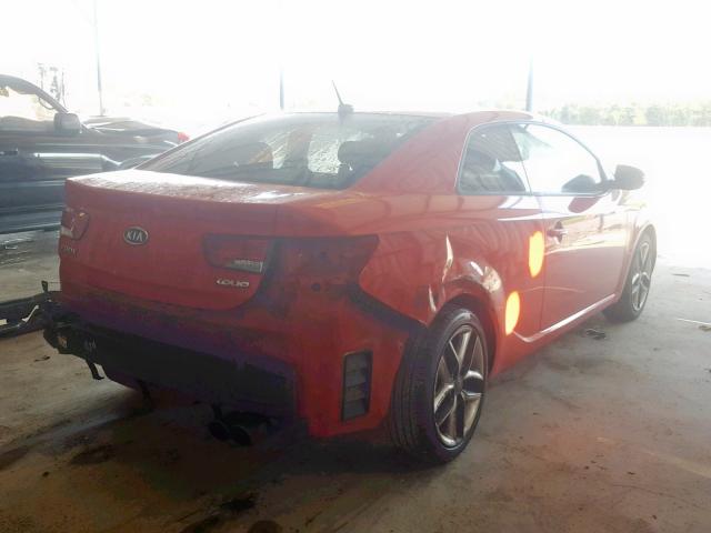 KNAFW6A30A5120550 - 2010 KIA FORTE SX RED photo 4