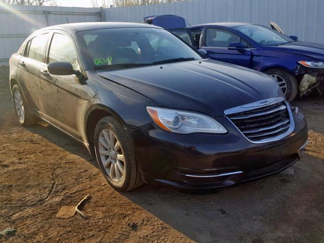 1C3CCBBB3DN655457 - 2013 CHRYSLER 200 TOURIN BLACK photo 1