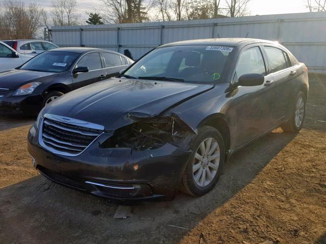 1C3CCBBB3DN655457 - 2013 CHRYSLER 200 TOURIN BLACK photo 2