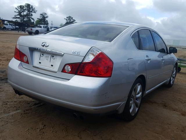 JNKAY01E47M307552 - 2007 INFINITI M35 BASE SILVER photo 4