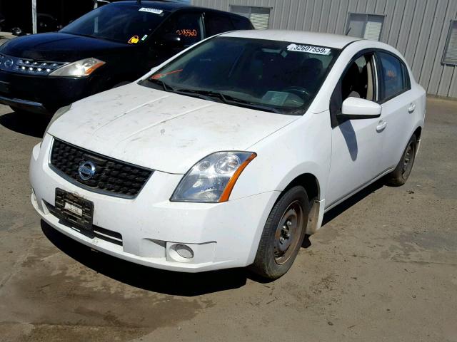 3N1AB61E89L625986 - 2009 NISSAN SENTRA 2.0 WHITE photo 2