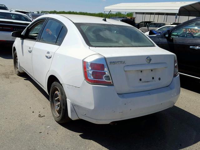 3N1AB61E89L625986 - 2009 NISSAN SENTRA 2.0 WHITE photo 3