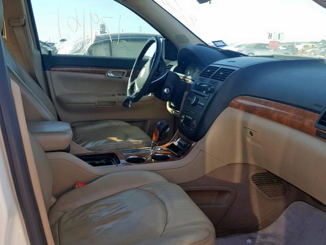 5GZER23D99J136915 - 2009 SATURN OUTLOOK XR თეთრი ფოტო 5