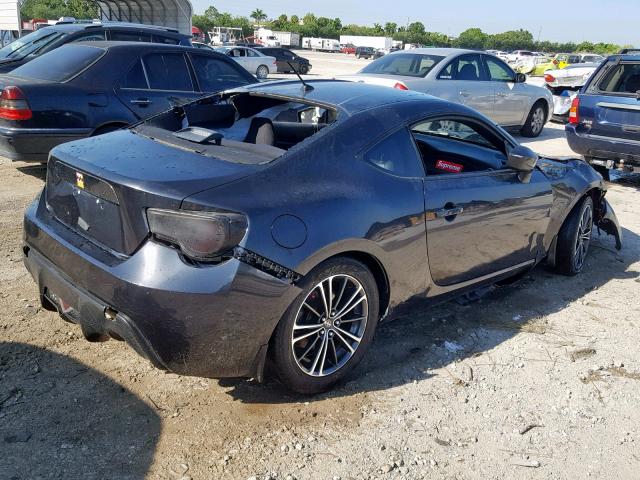 JF1ZNAA13D1734644 - 2013 TOYOTA SCION FR-S GRAY photo 4