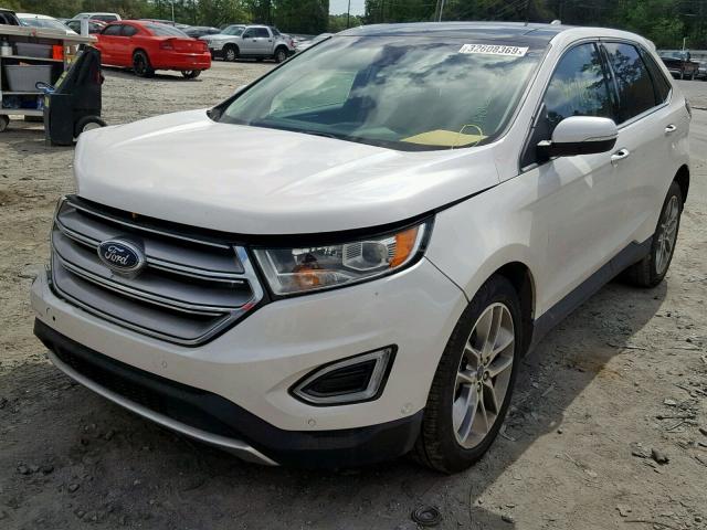 2FMPK3K85GBC62629 - 2016 FORD EDGE TITAN WHITE photo 2