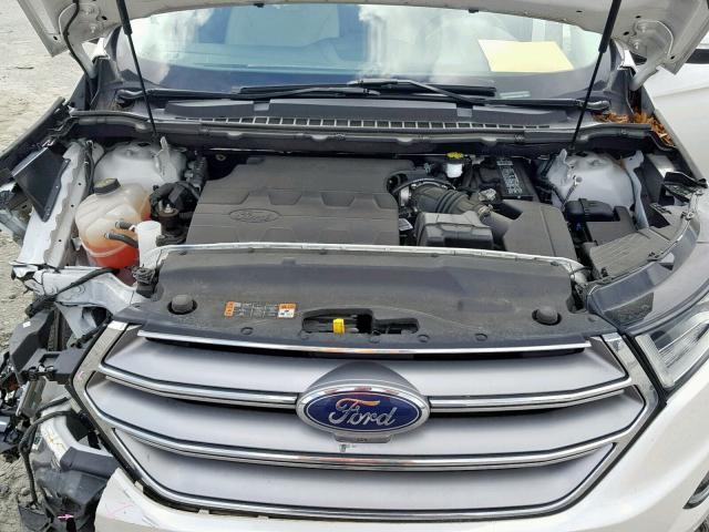 2FMPK3K85GBC62629 - 2016 FORD EDGE TITAN WHITE photo 7