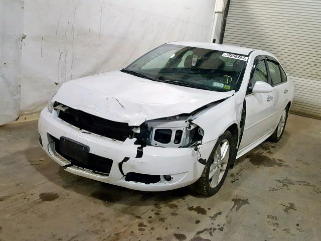 2G1WC5E38D1212987 - 2013 CHEVROLET IMPALA LTZ WHITE photo 2