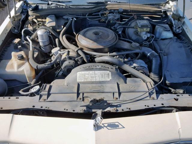 1G3AN69Y3EX356409 - 1984 OLDSMOBILE DELTA 88 R CREAM photo 7