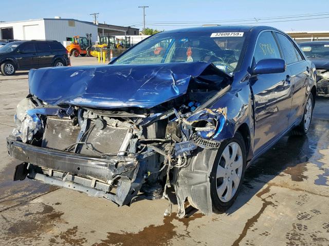 4T1BF3EK9BU711433 - 2011 TOYOTA CAMRY BASE BLUE photo 2