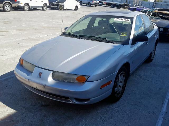 1G8ZF52852Z262899 - 2002 SATURN SL SILVER photo 2