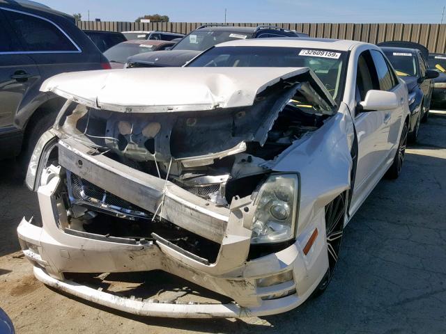 1G6DC67A160215196 - 2006 CADILLAC STS WHITE photo 2