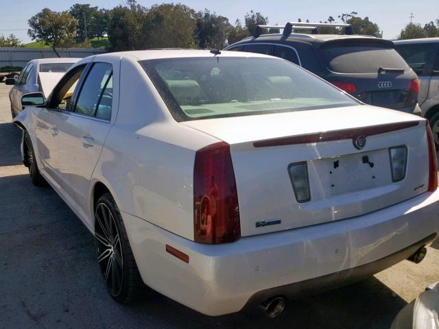 1G6DC67A160215196 - 2006 CADILLAC STS WHITE photo 3