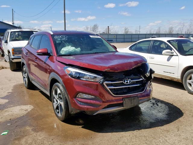 KM8J3CA27GU207237 - 2016 HYUNDAI TUCSON LIM MAROON photo 1