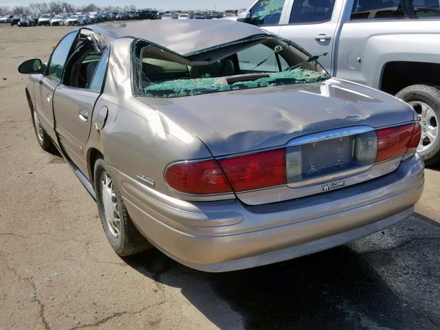 1G4HR54KXYU345182 - 2000 BUICK LESABRE LI TAN photo 3