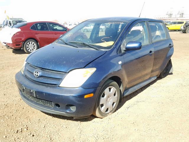 JTKKT624150091959 - 2005 TOYOTA SCION XA BLUE photo 2