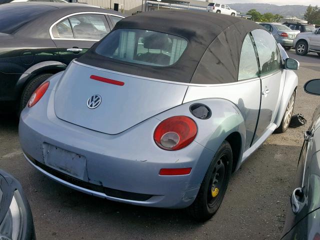 3VWRG3AL2AM005502 - 2010 VOLKSWAGEN NEW BEETLE BLUE photo 4