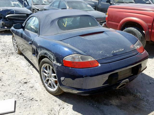 WP0CA298X4U620934 - 2004 PORSCHE BOXSTER BLUE photo 3