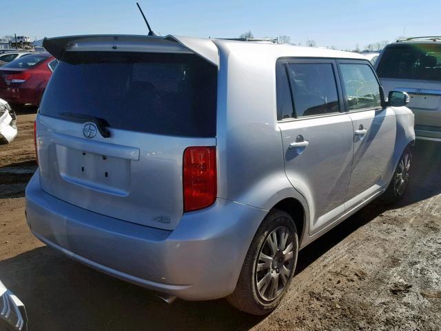 JTLKE50E881011891 - 2008 TOYOTA SCION XB 银色 照片 4