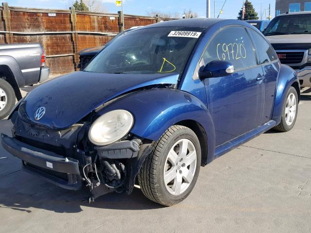 3VWPW31C37M504358 - 2007 VOLKSWAGEN NEW BEETLE ლურჯი ფოტო 2