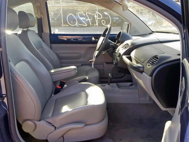 3VWPW31C37M504358 - 2007 VOLKSWAGEN NEW BEETLE ლურჯი ფოტო 5