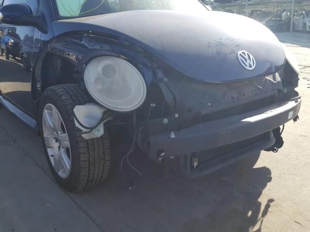 3VWPW31C37M504358 - 2007 VOLKSWAGEN NEW BEETLE ლურჯი ფოტო 9