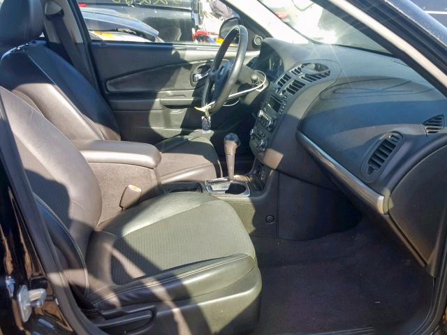 1G1ZW63196F219163 - 2006 CHEVROLET MALIBU MAX შავი ფოტო 5