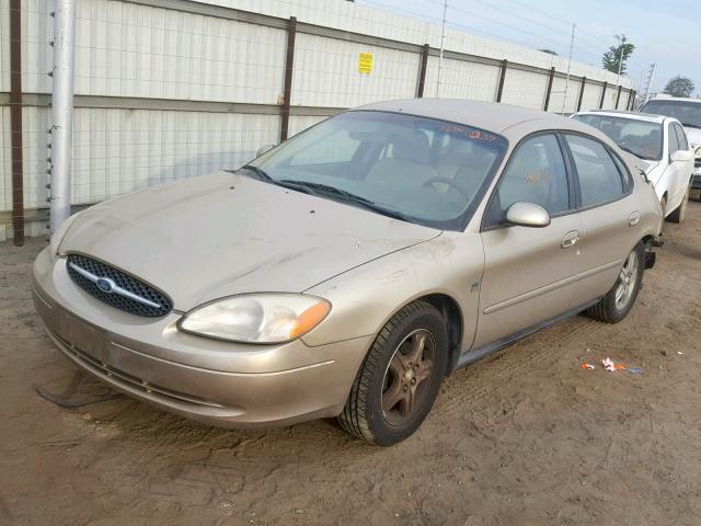 1FAHP56S81A150749 - 2001 FORD TAURUS SEL GOLD photo 2