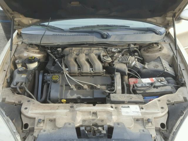 1FAHP56S81A150749 - 2001 FORD TAURUS SEL GOLD photo 7