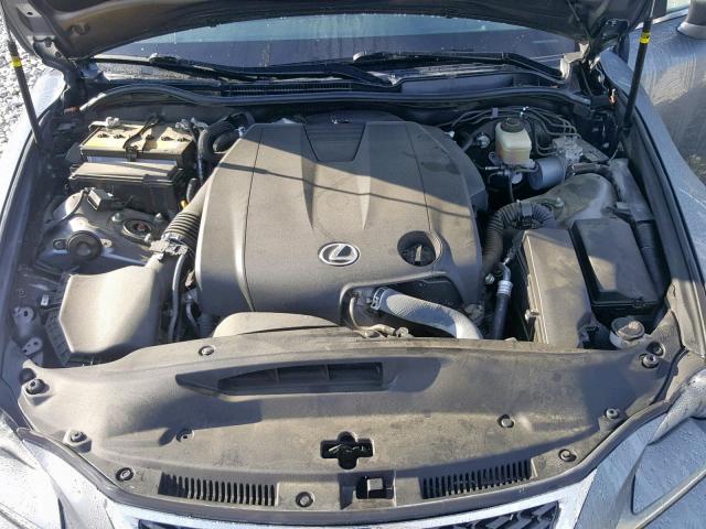 JTHCF1D25E5013669 - 2014 LEXUS IS 250 GRAY photo 7