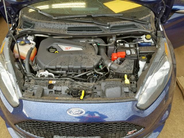 3FADP4GX8GM149406 - 2016 FORD FIESTA ST BLUE photo 7