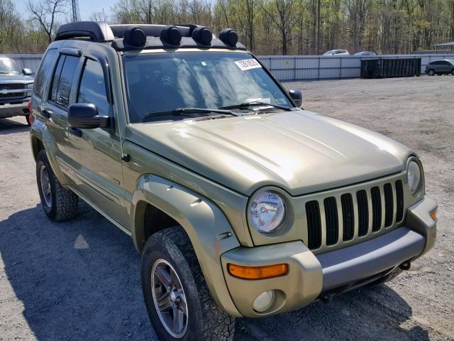 1J4GL38K73W579514 - 2003 JEEP LIBERTY RE GREEN photo 1