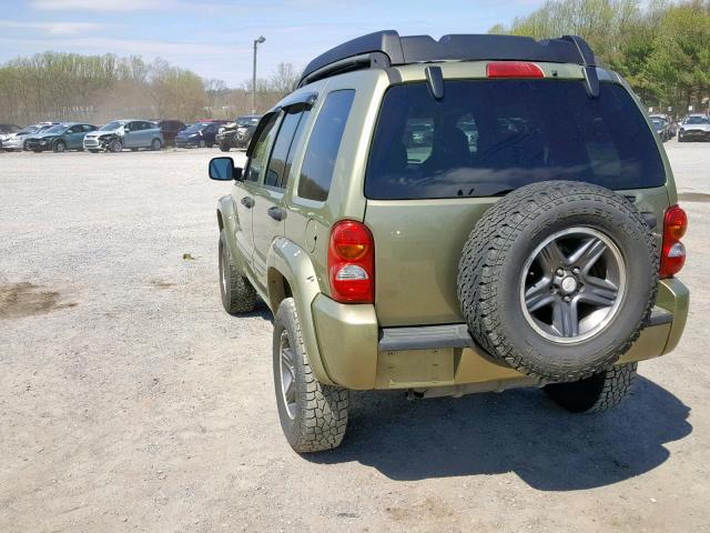 1J4GL38K73W579514 - 2003 JEEP LIBERTY RE GREEN photo 3