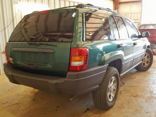 1J4G258S7XC782716 - 1999 JEEP GRAND CHER GREEN photo 4