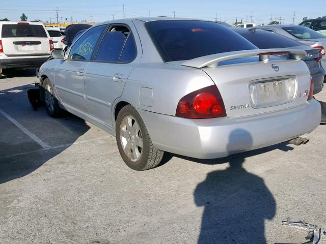 3N1AB51D75L548717 - 2005 NISSAN SENTRA SE- SILVER photo 3