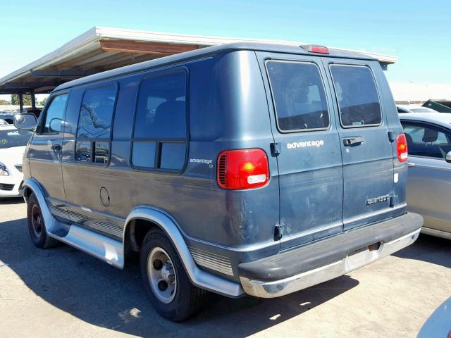 2B6HB11X72K104764 - 2002 DODGE RAM VAN B1 GREEN photo 3